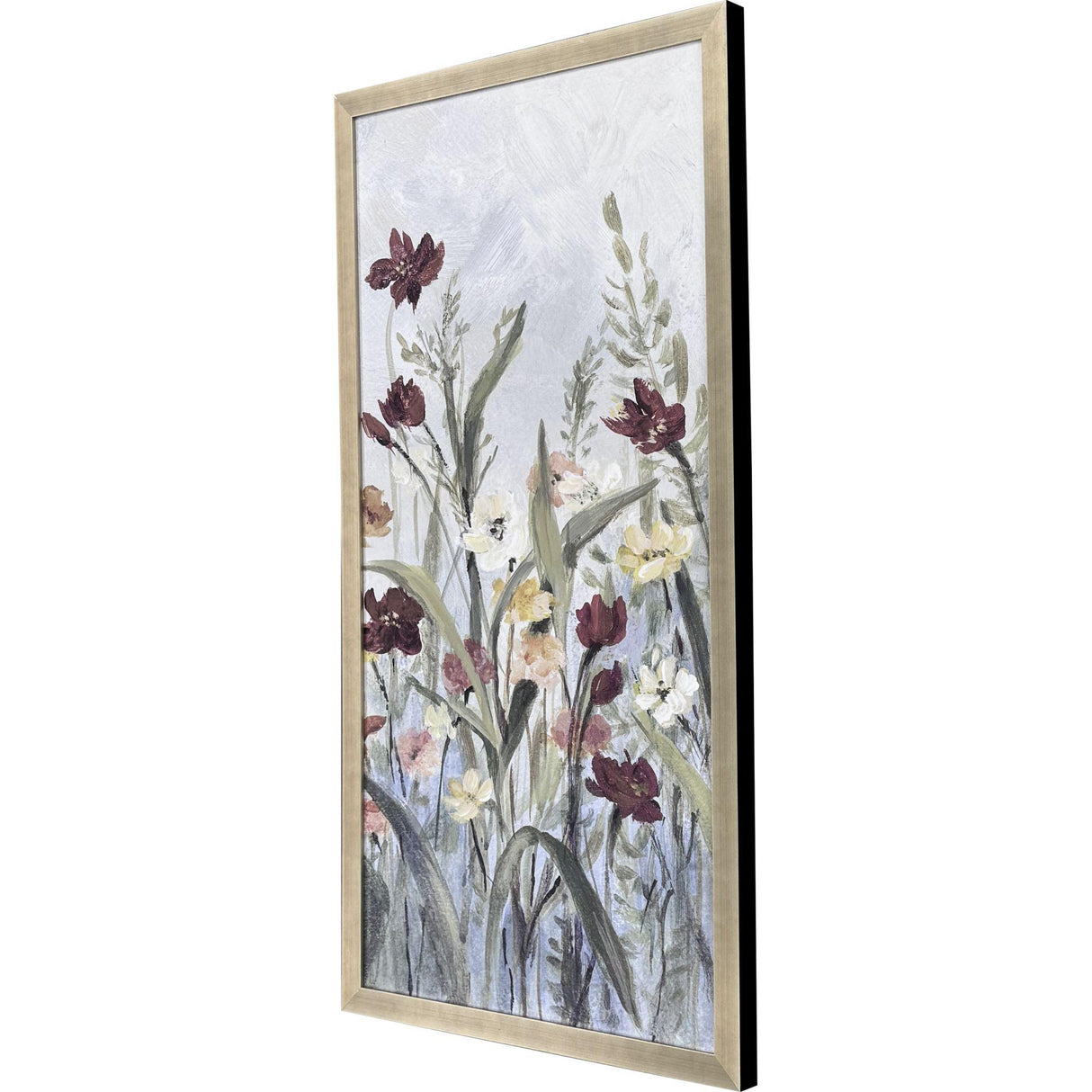 Paragon Flourish Wild Flower I Green 51 X 27 X 2 Wall Art