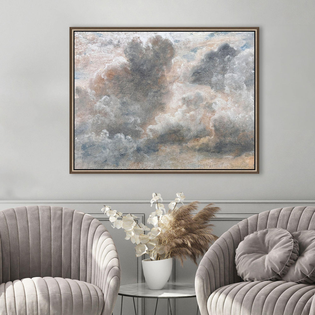 Paragon Cloud Blue 39 X 51 X 3 Wall Art
