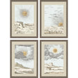 Paragon Sun S/4 White 24 X 18 X 2 Wall Art