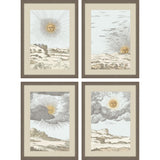 Paragon Sun S/4 White 24 X 18 X 2 Wall Art