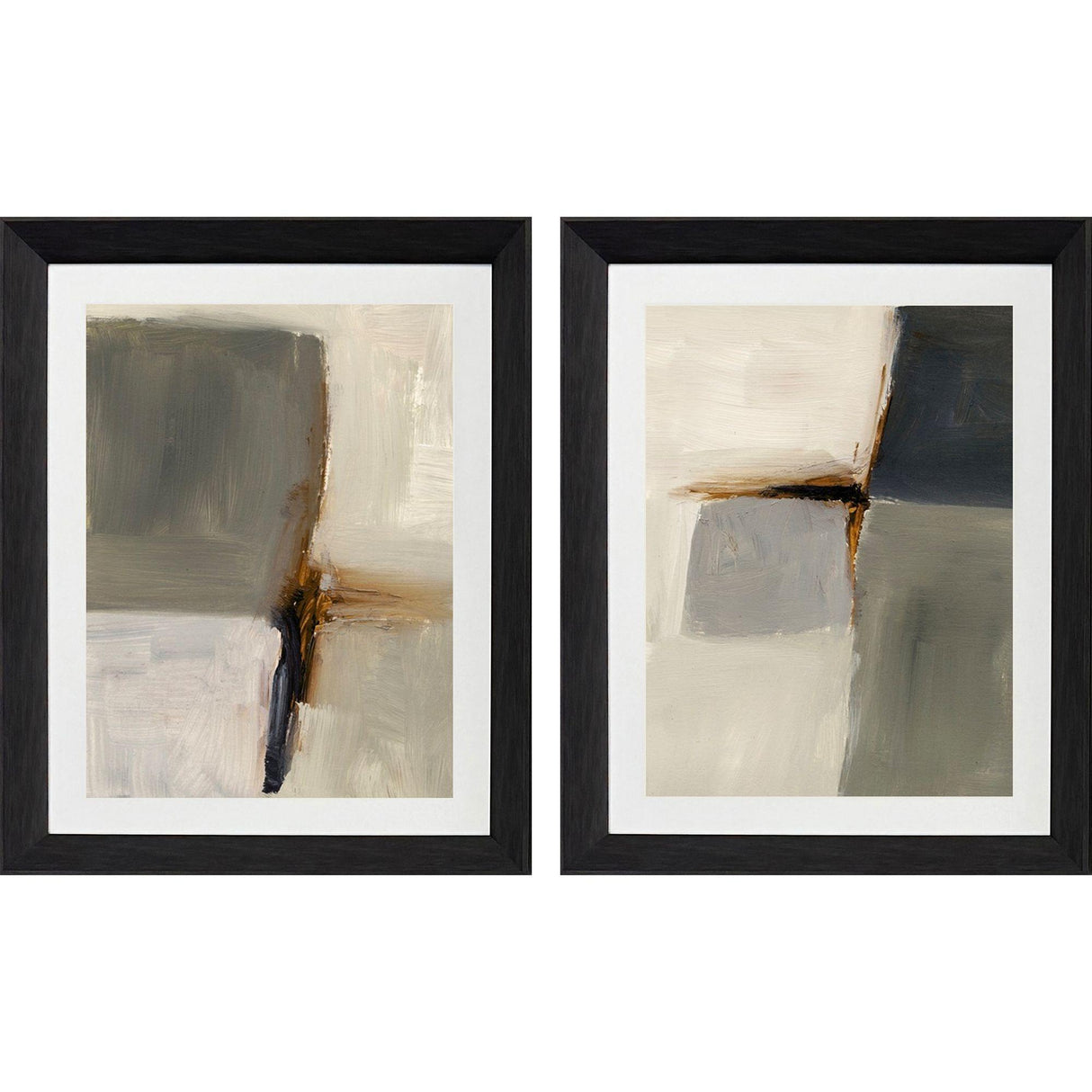 Paragon Segmented Neutrality S/2 Gray 32 X 26 X 3 Wall Art