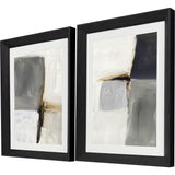 Paragon Segmented Neutrality S/2 Gray 32 X 26 X 3 Wall Art