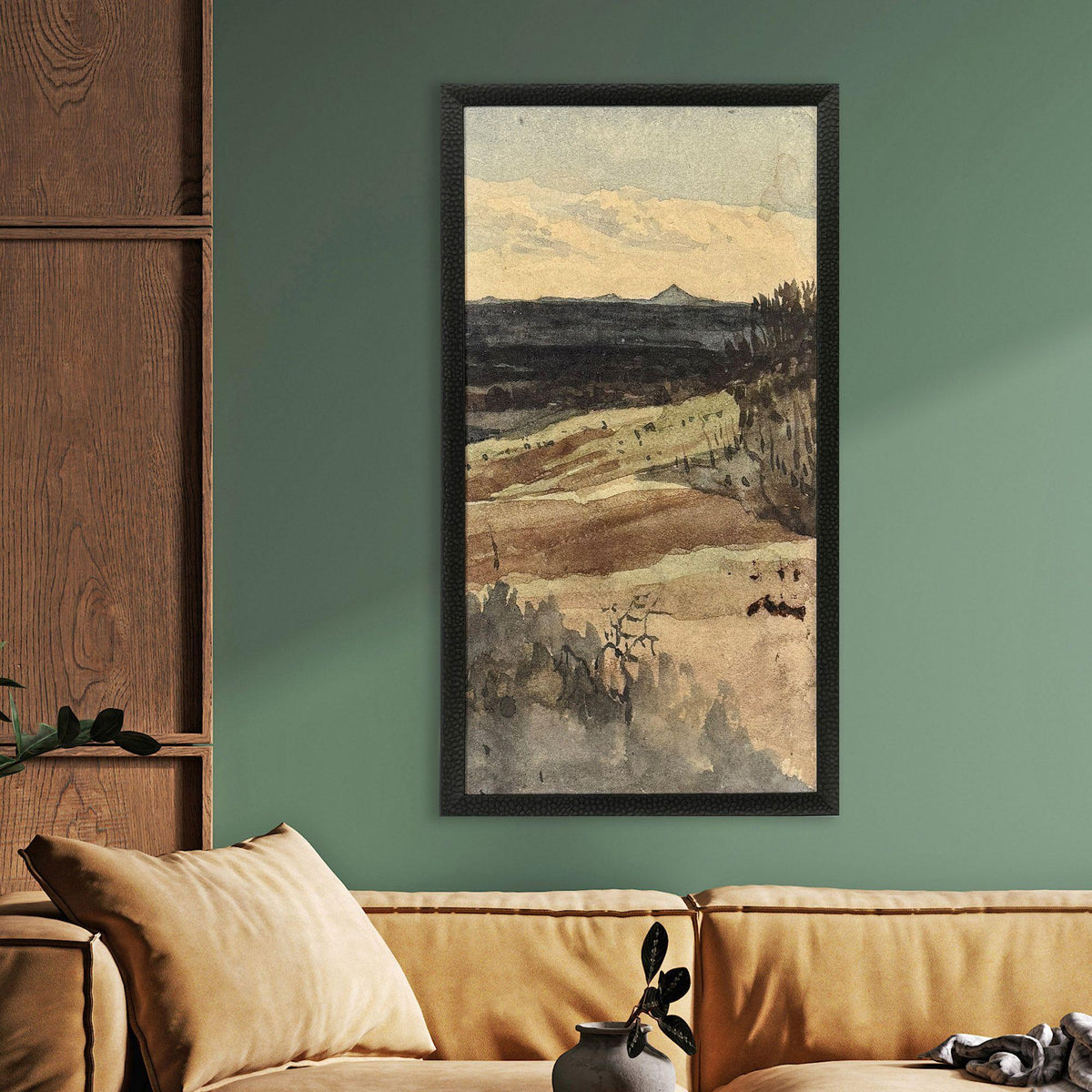 Paragon Rolling Fields II Green 51 X 27 X 2 Wall Art