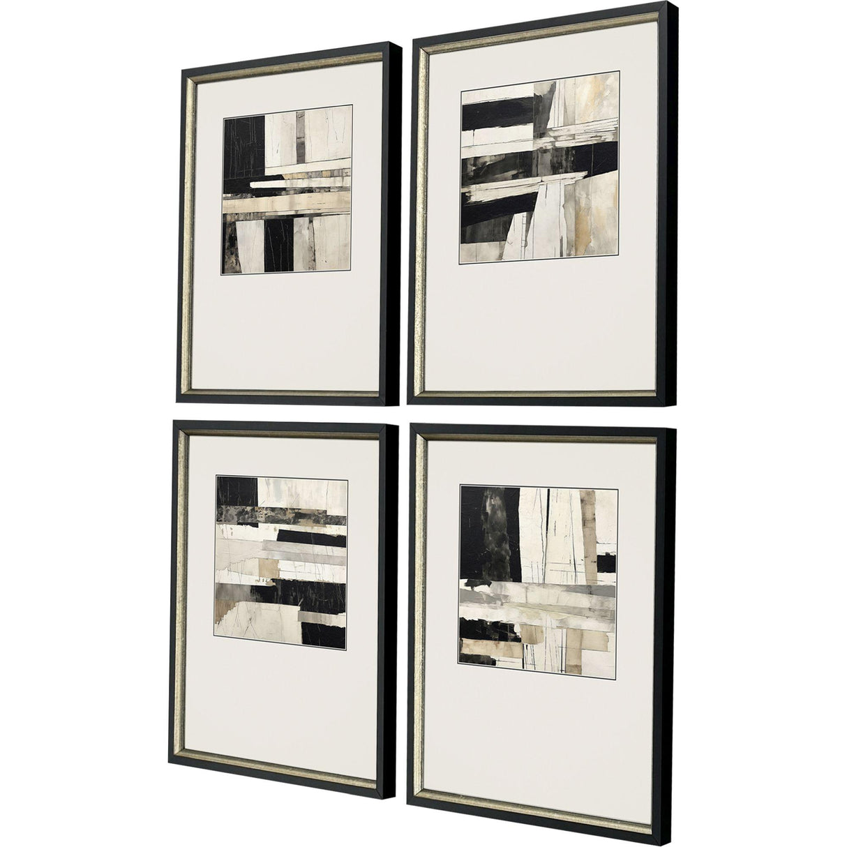 Paragon Liminal S/4 Black 20 X 17 X 2 Wall Art