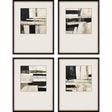 Paragon Liminal S/4 Black 20 X 17 X 2 Wall Art