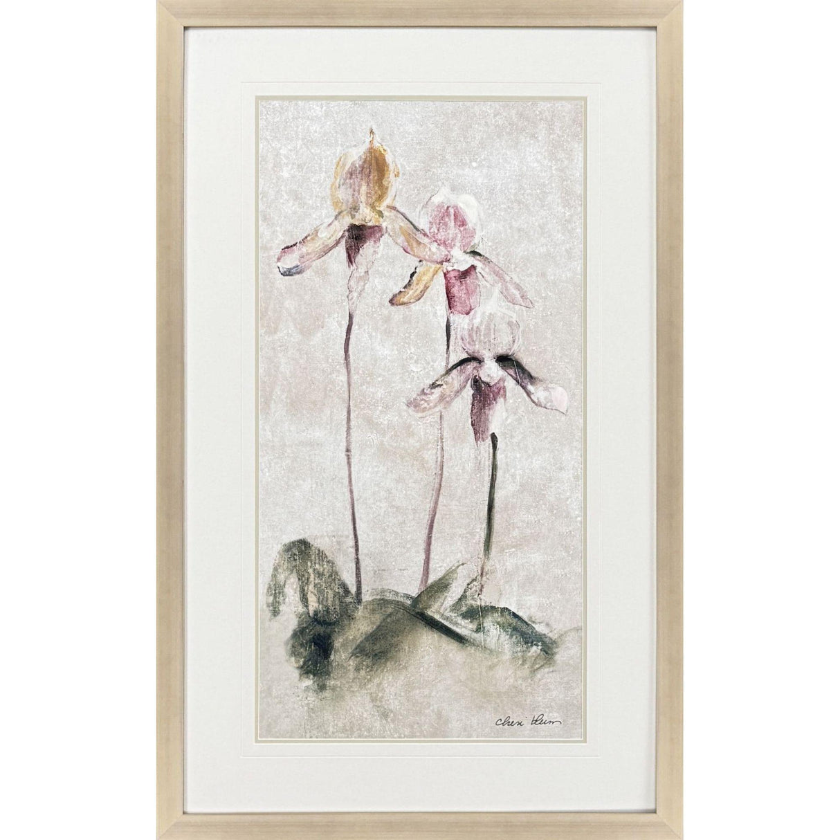 Paragon Purple Dancing Orchid I Purple 47 X 29 X 2 Wall Art