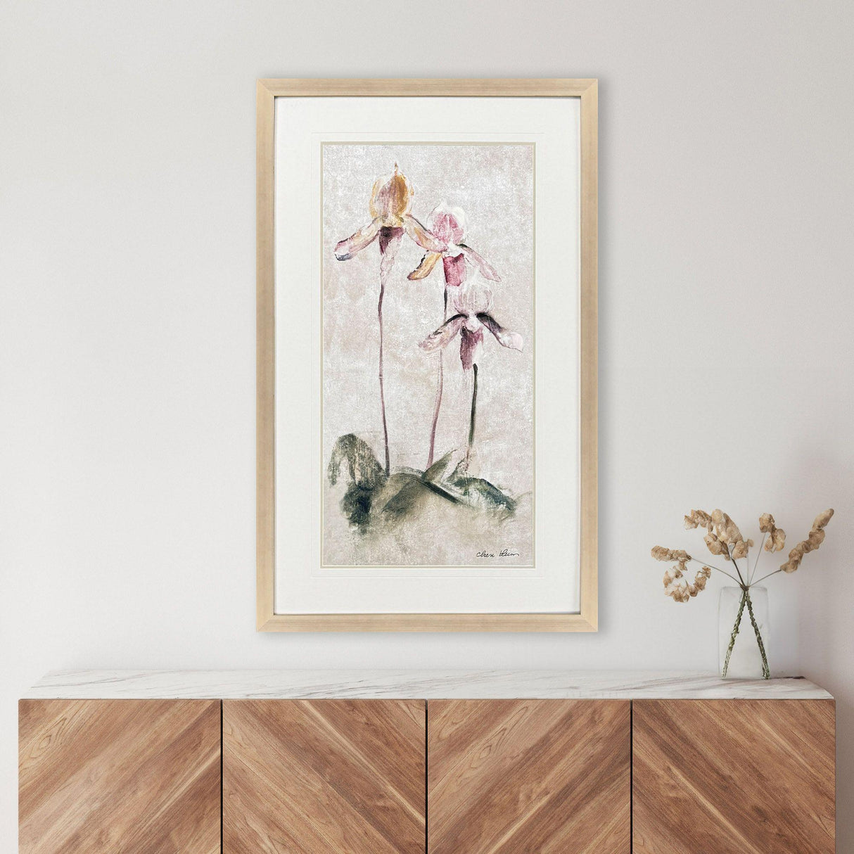 Paragon Purple Dancing Orchid I Purple 47 X 29 X 2 Wall Art