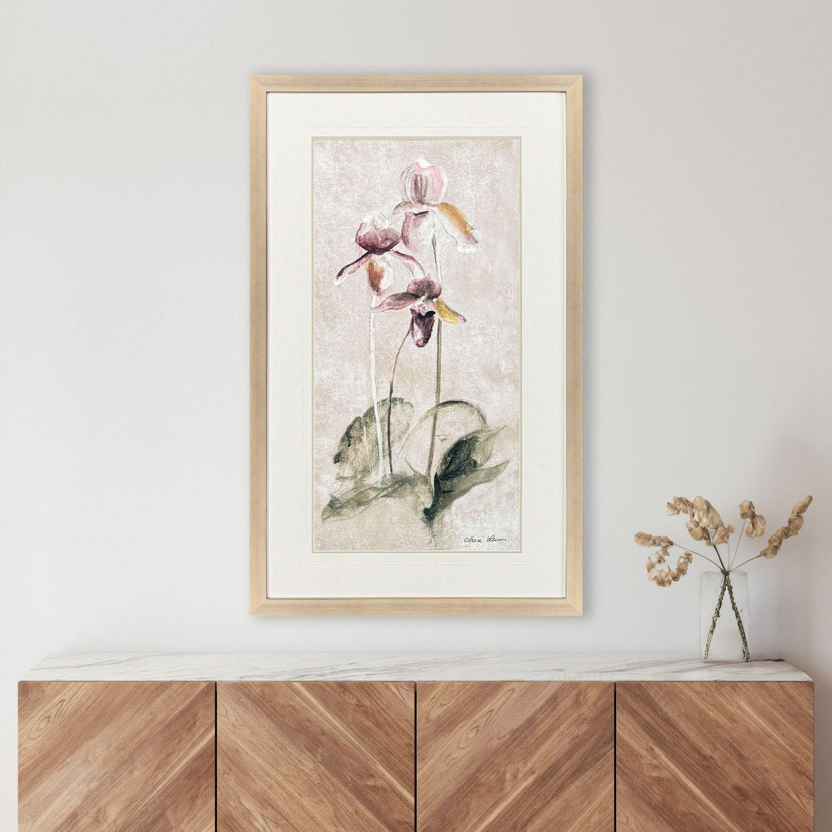 Paragon Purple Dancing Orchid II Purple 47 X 29 X 2 Wall Art