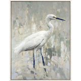 Paragon White Egret Gray 50 X 38 X 3 Wall Art