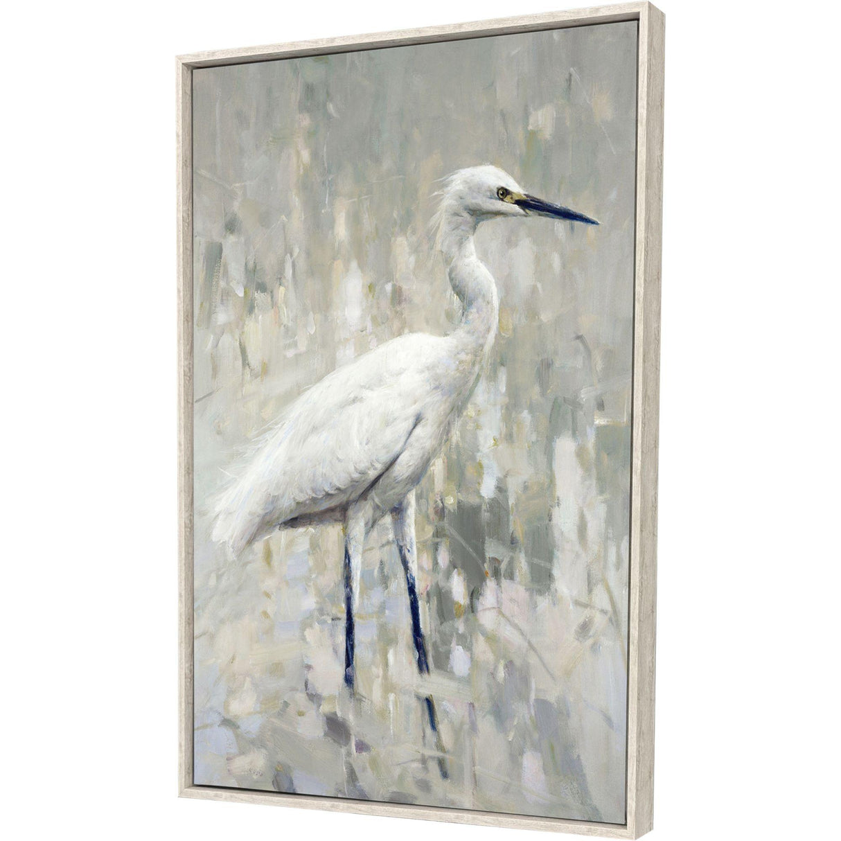 Paragon White Egret Gray 50 X 38 X 3 Wall Art