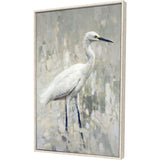 Paragon White Egret Gray 50 X 38 X 3 Wall Art