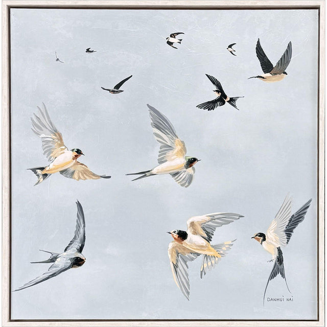 Paragon Swifts Blue 37 X 37 X 3 Wall Art