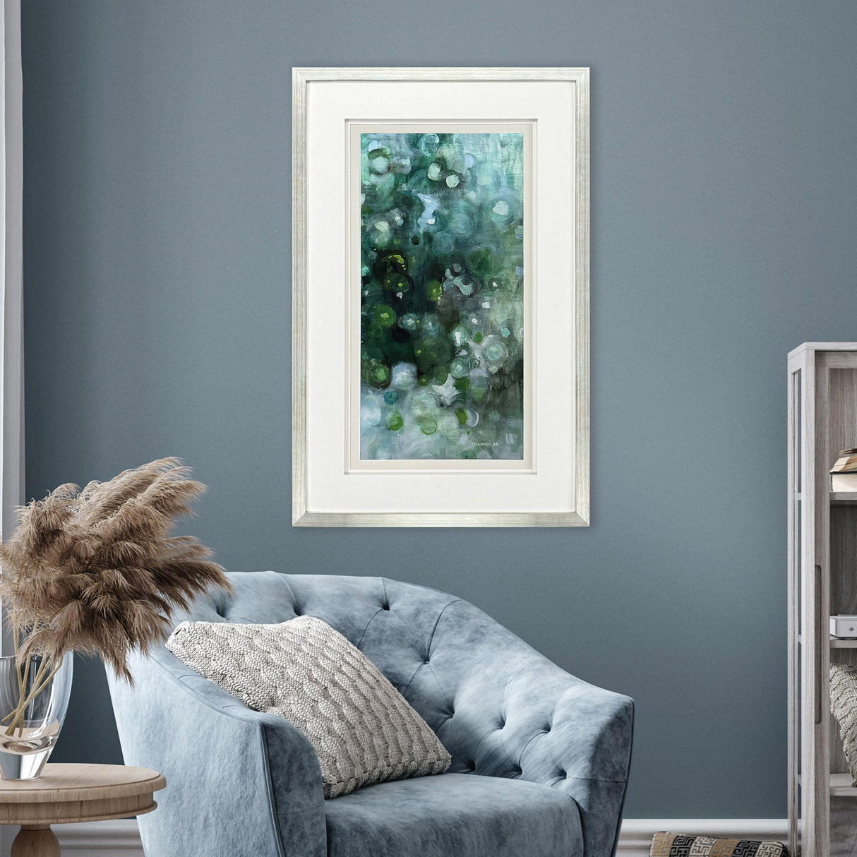 Paragon Emerald Constellation II Blue 50 X 32 X 2 Wall Art