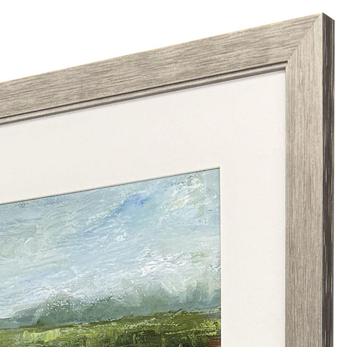 Paragon Rainy Day Marsh Blue 36 X 48 X 2 Wall Art