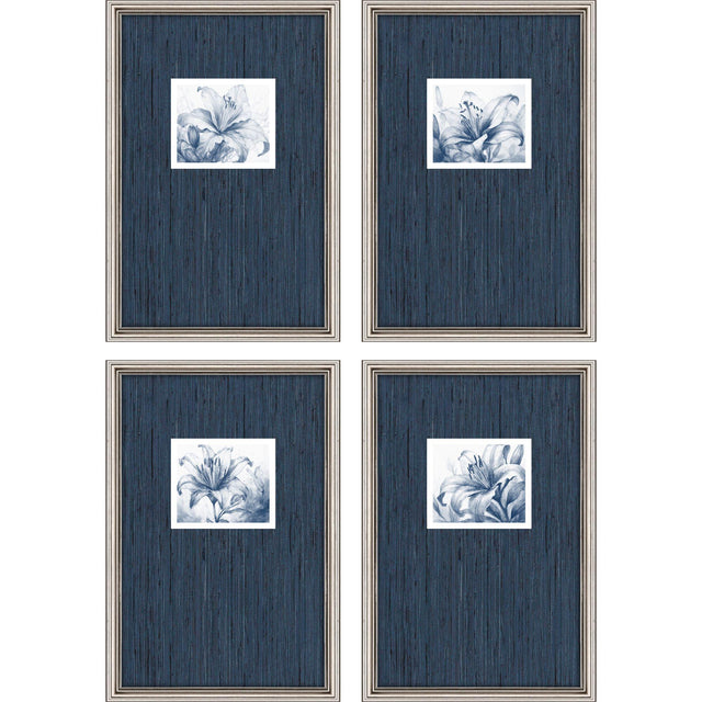 Paragon Lilies S/4 Blue 19 X 13 X 1 Wall Art