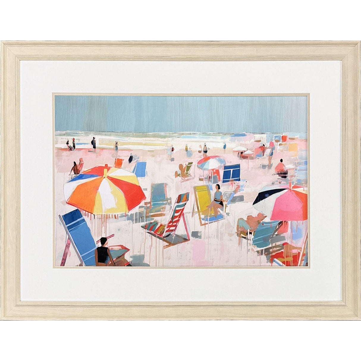 Paragon Summer Days on Beach I Blue 32 X 42 X 2 Wall Art