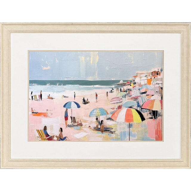 Paragon Summer Days on Beach VI Blue 32 X 42 X 2 Wall Art