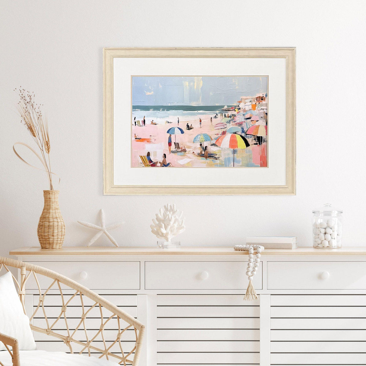 Paragon Summer Days on Beach VI Blue 32 X 42 X 2 Wall Art