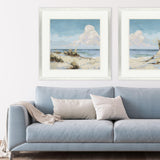 Paragon Cloudy Beach I Blue 42 X 42 X 2 Wall Art