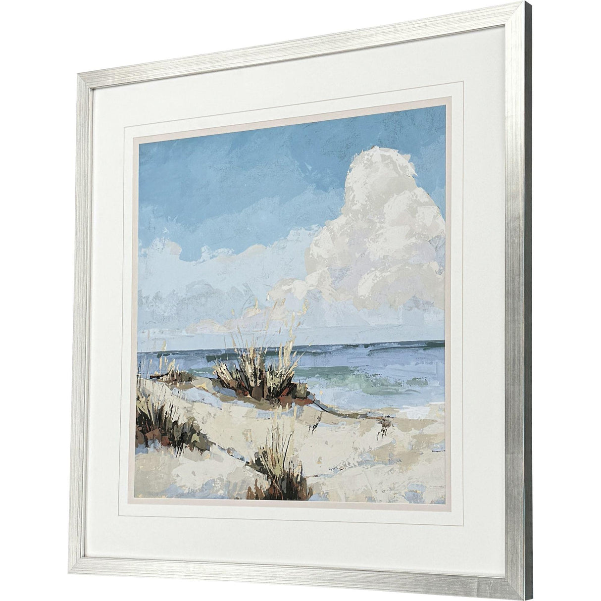 Paragon Cloudy Beach I Blue 42 X 42 X 2 Wall Art