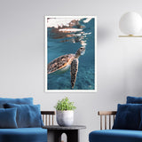 Paragon Blowing Bubbles Blue 42 X 29 X 3 Wall Art