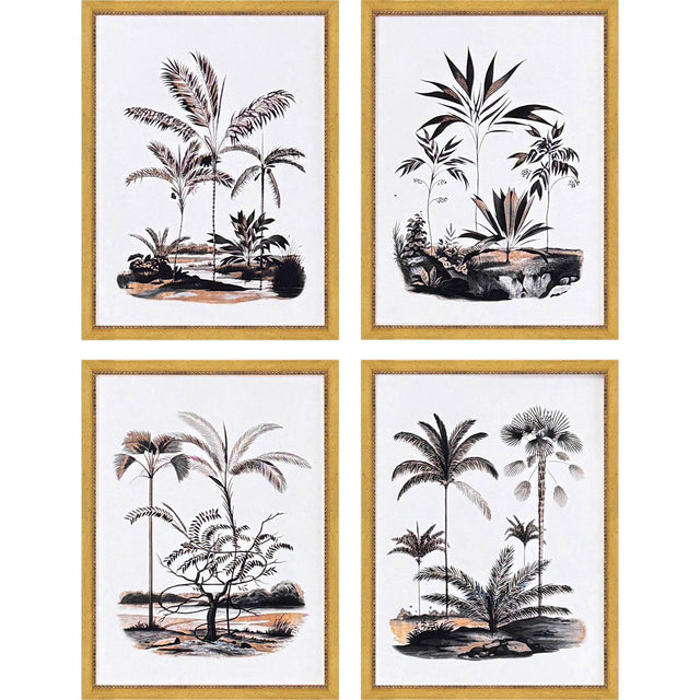 Paragon Exotic Terrain S/4 Black 17 X 13 X 1 Wall Art