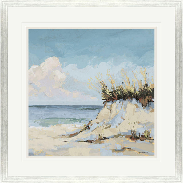 Paragon Cloudy Beach II Blue 42 X 42 X 2 Wall Art