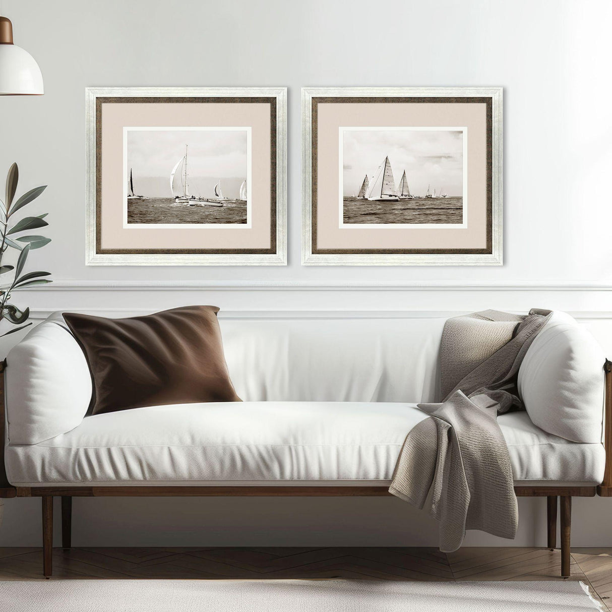 Paragon Regatta II S/2 Brown 23 X 27 X 2 Wall Art