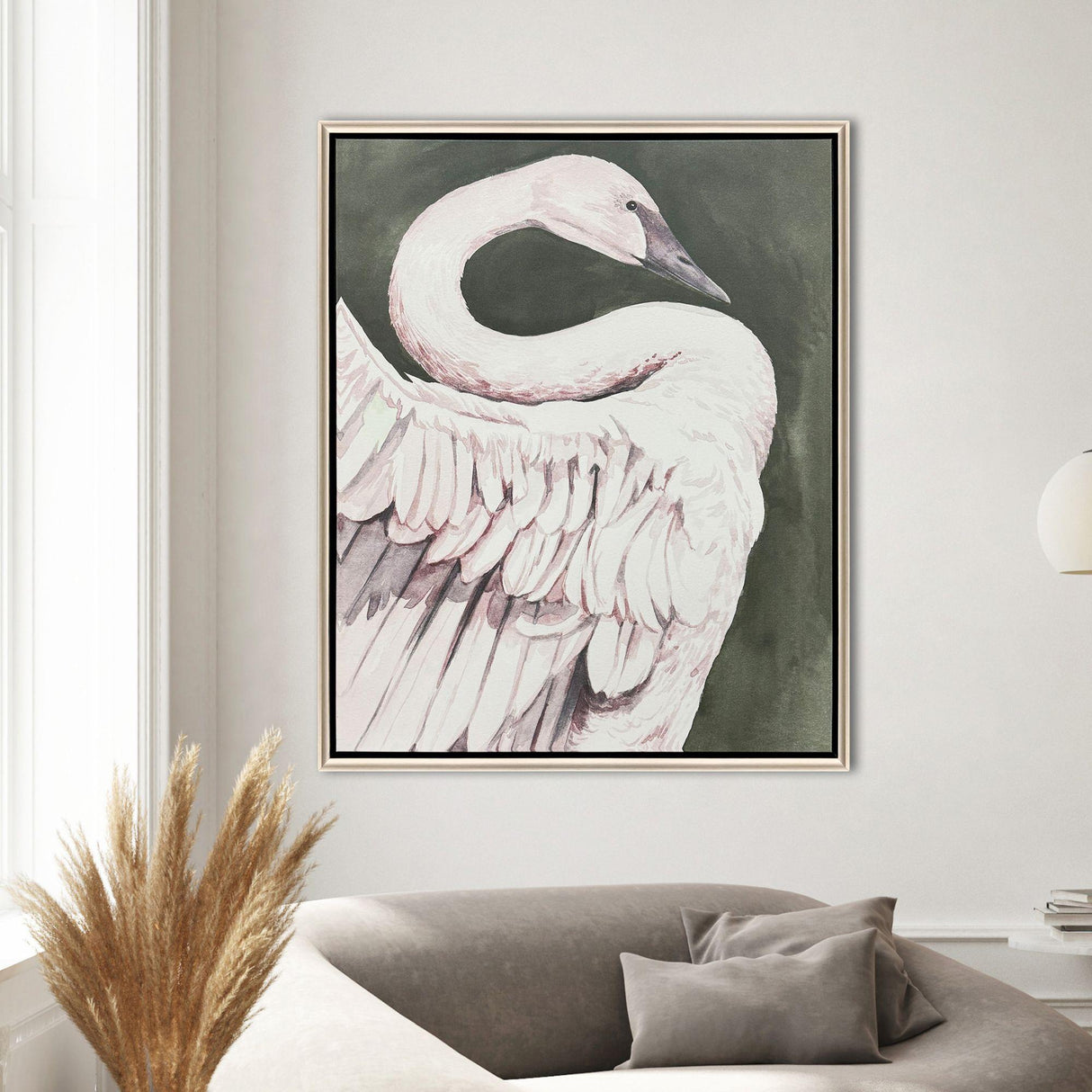 Paragon Swan Dance I White 42 X 34 X 3 Wall Art