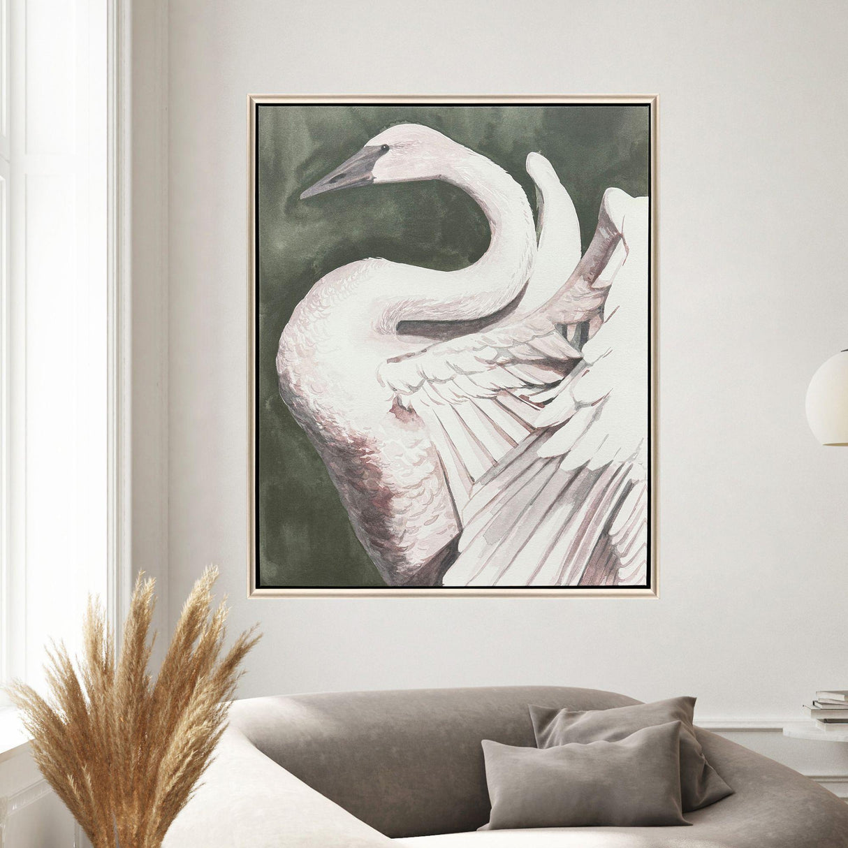 Paragon Swan Dance II White 42 X 34 X 3 Wall Art