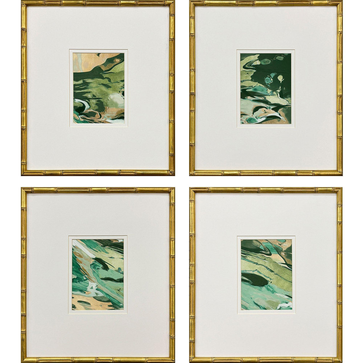 Paragon Verdant Fusion S/4 Green 19 X 17 X 2 Wall Art