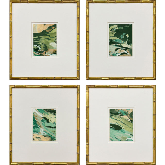 Paragon Verdant Fusion S/4 Green 19 X 17 X 2 Wall Art