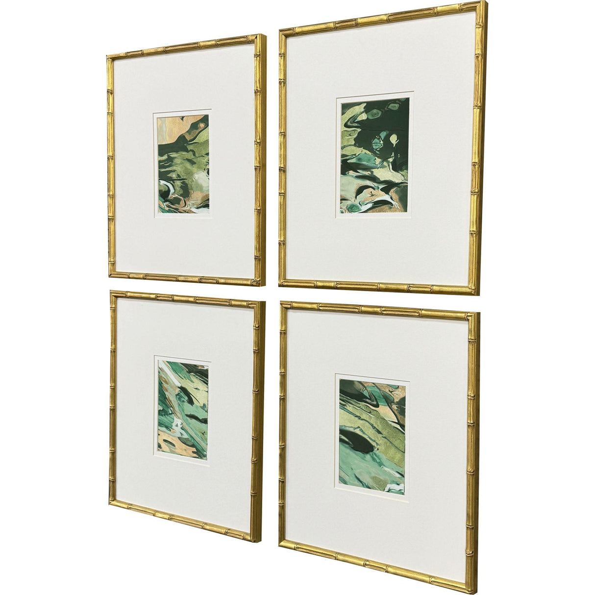 Paragon Verdant Fusion S/4 Green 19 X 17 X 2 Wall Art