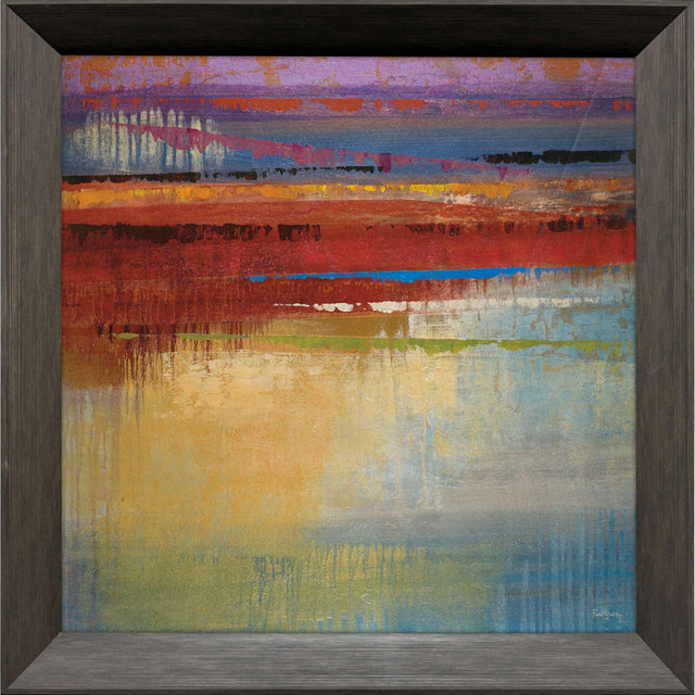 Paragon City Colors I Red 28 X 28 X 3 Wall Art