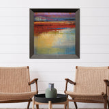 Paragon City Colors I Red 28 X 28 X 3 Wall Art