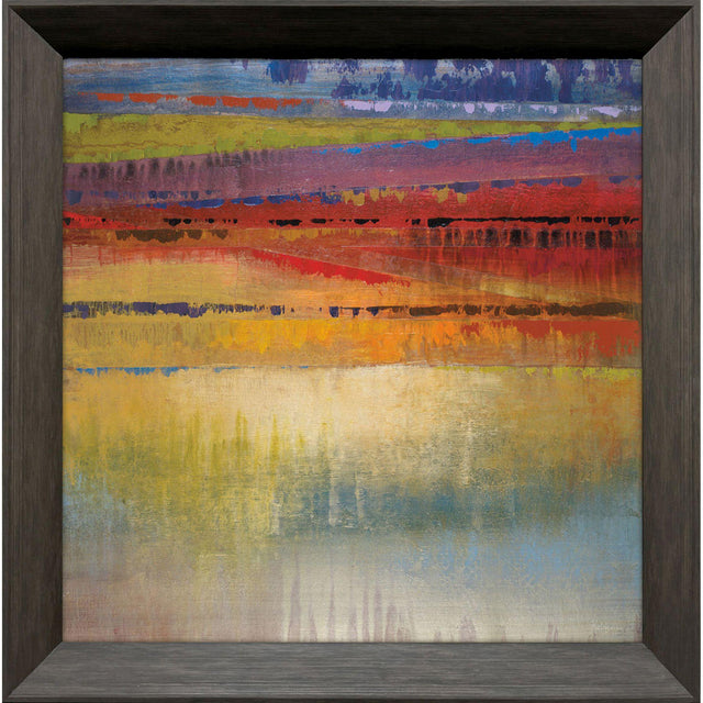 Paragon City Colors II Red 28 X 28 X 3 Wall Art