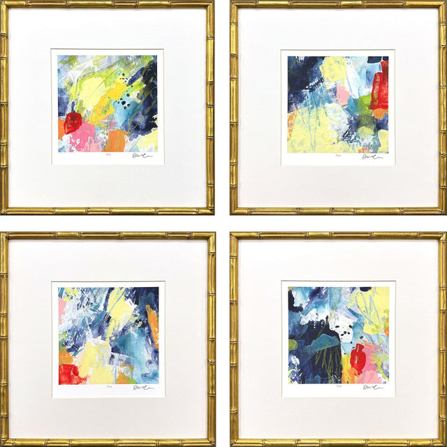 Paragon Unfettered S/4 Blue 18 X 17 X 2 Wall Art