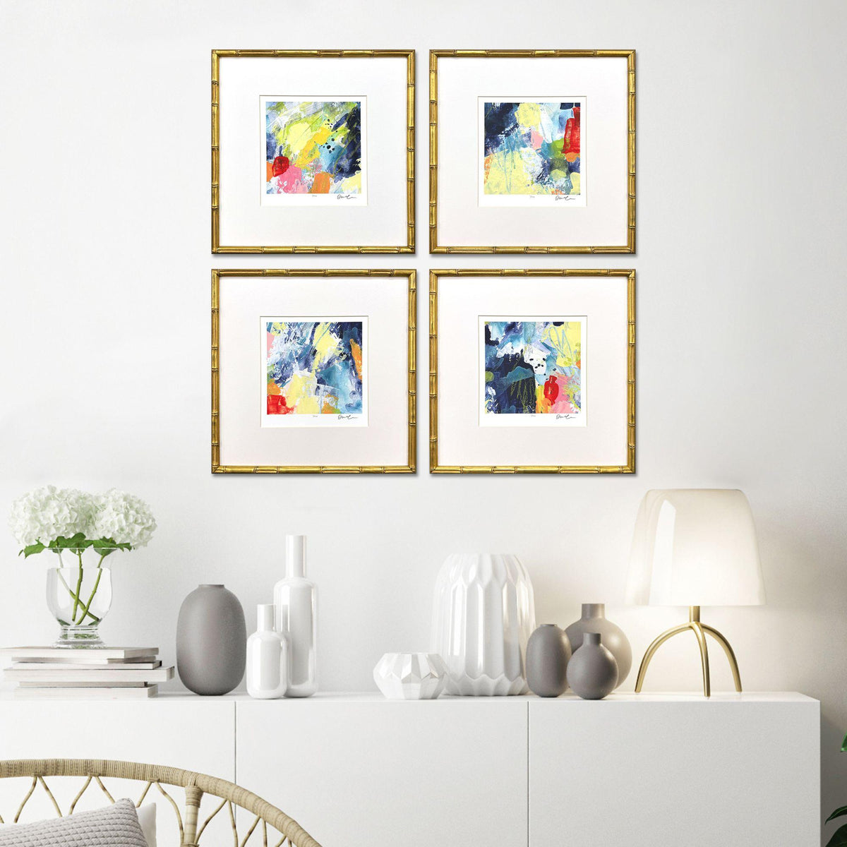 Paragon Unfettered S/4 Blue 18 X 17 X 2 Wall Art