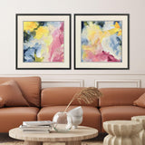 Paragon Color Cavern S/2 Blue 26 X 26 X 1 Wall Art