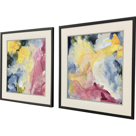 Paragon Color Cavern S/2 Blue 26 X 26 X 1 Wall Art