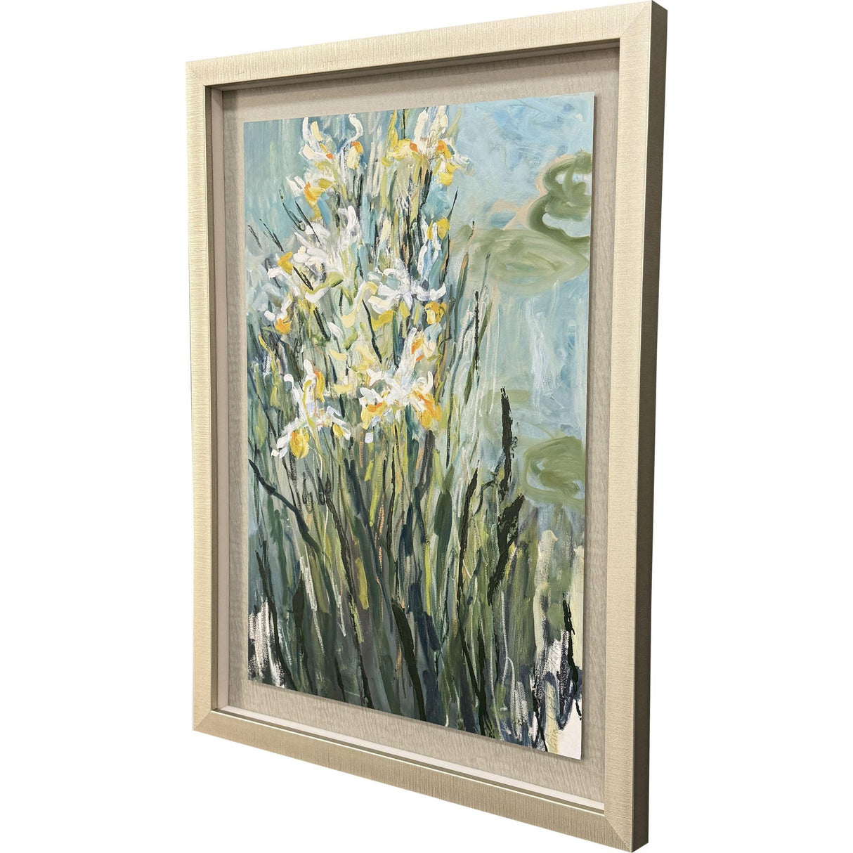 Paragon White Irises White 42 X 31 X 2 Wall Art