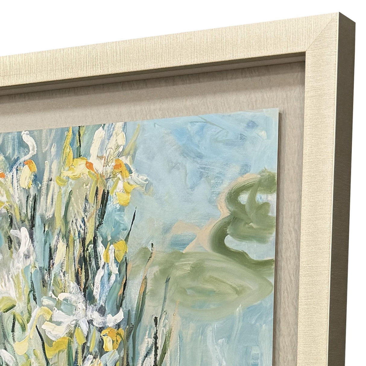 Paragon White Irises White 42 X 31 X 2 Wall Art