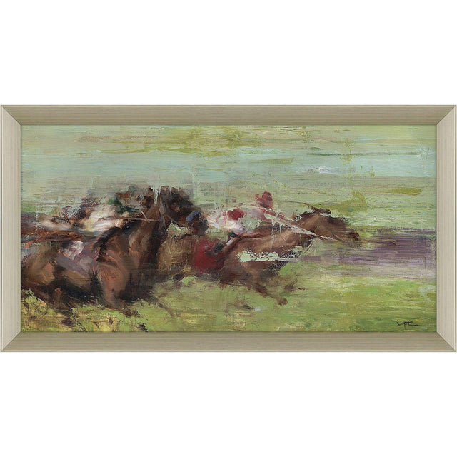 Paragon Running Green 23 X 42 X 2 Wall Art