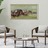 Paragon Running Green 23 X 42 X 2 Wall Art
