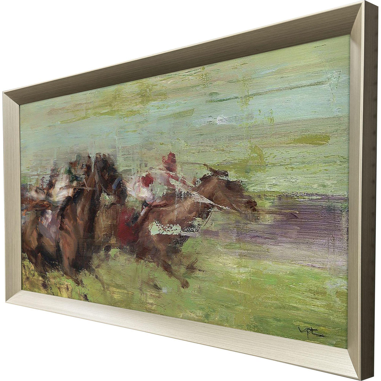 Paragon Running Green 23 X 42 X 2 Wall Art