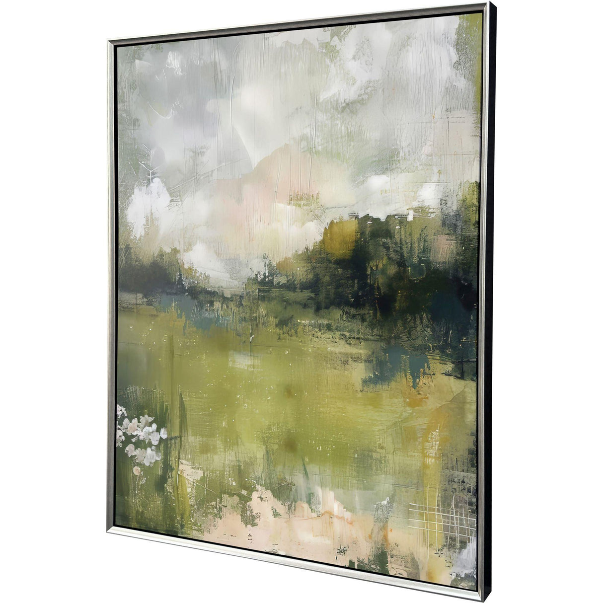 Paragon Luminous Landscape Green 60 X 50 X 3 Wall Art