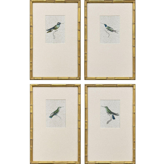 Paragon Antique Hummingbirds S/4 Green 19 X 12 X 2 Wall Art