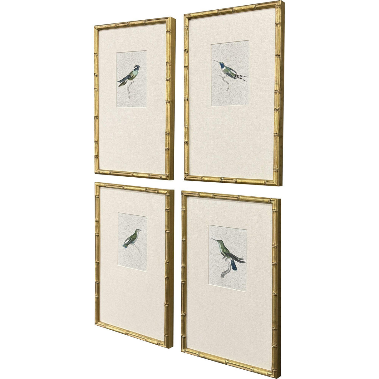Paragon Antique Hummingbirds S/4 Green 19 X 12 X 2 Wall Art