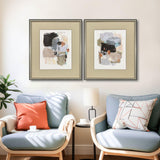 Paragon Estrella S/2 Black 30 X 26 X 1 Wall Art