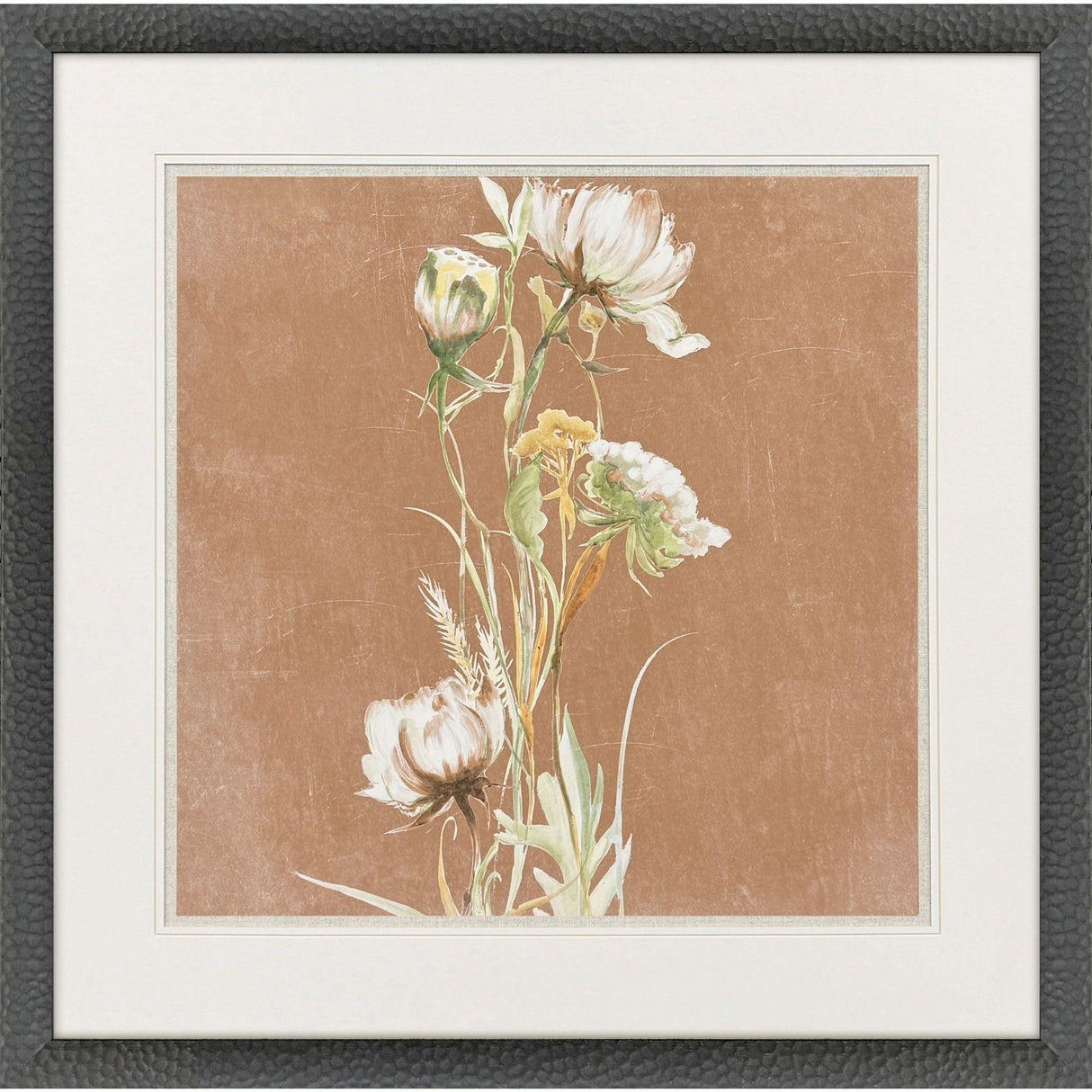 Paragon Wildflowers I White 35 X 35 X 2 Wall Art